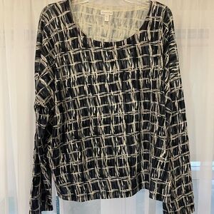 Silk & Cotton oversized shirt/sweater by Garnet Hill